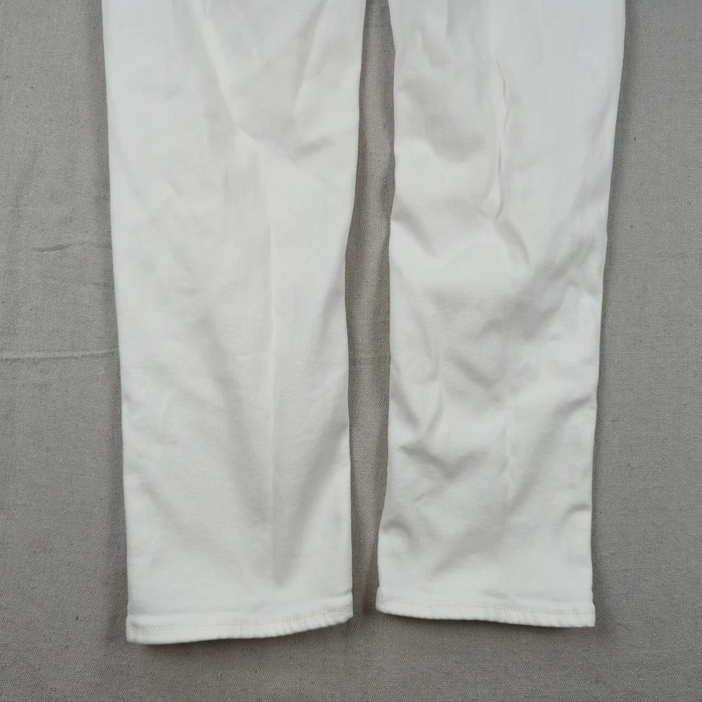 Banana Republic Mens 32x30 White Pants Traveler Slim Fit Golf Stretch Casual